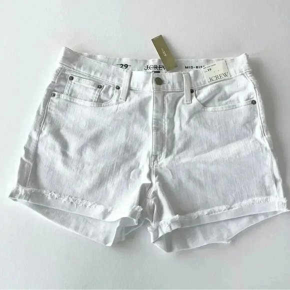 J Crew Denim Short in White Size 29 NWT - Picture 5 of 9